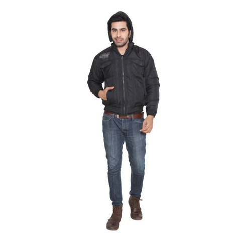 TeeMoods Stylish Full Sleeves Winter Fur Jacket  for Men