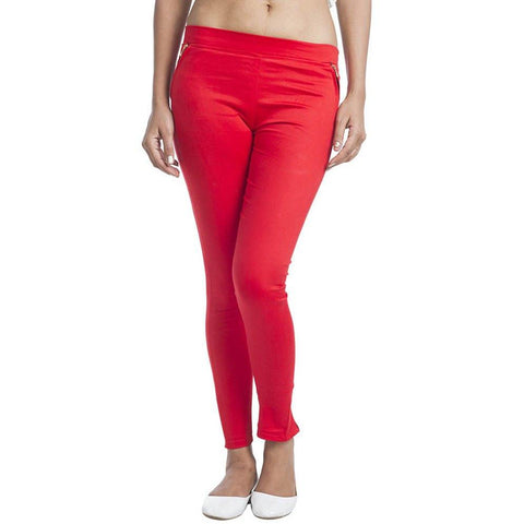 TeeMoods Red Jeggings