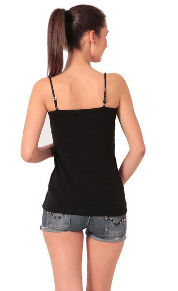 Pack of Black n White Camisoles, Spaghetti Strap Tank Top