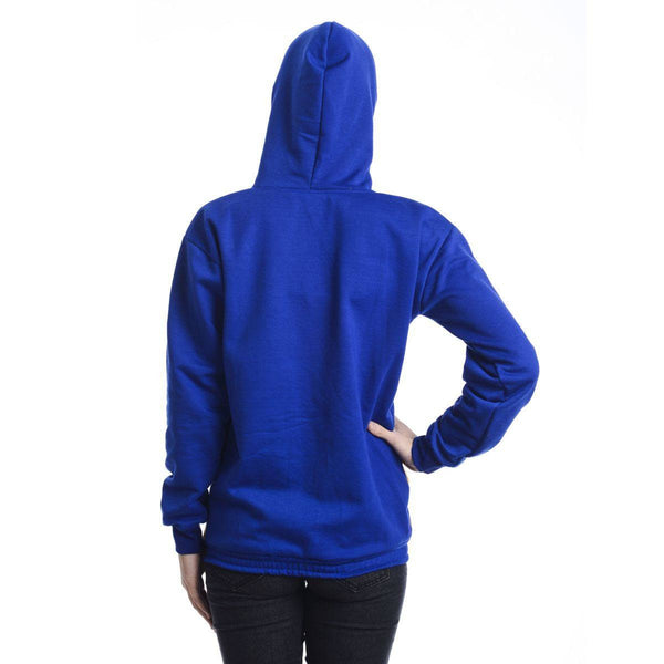 Womens Colorblock Blue & Yellow Sweatshirt-3