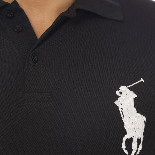 Black Polo T shirt - logo