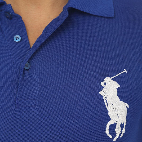 Blue Polo T shirt - logo