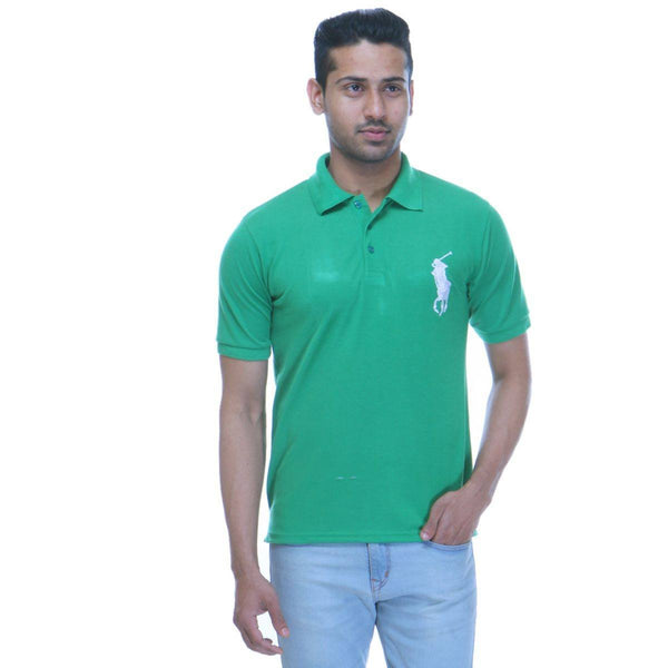 Green Polo T shirt -View