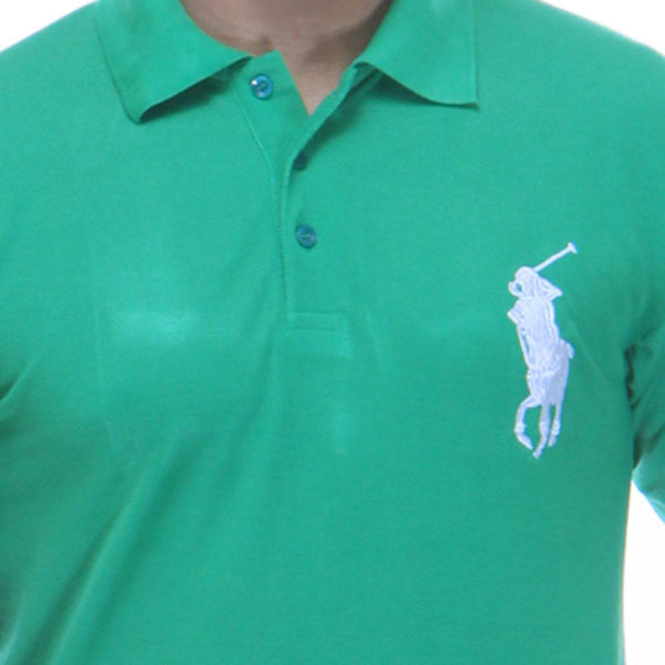 Green Polo T shirt -logo