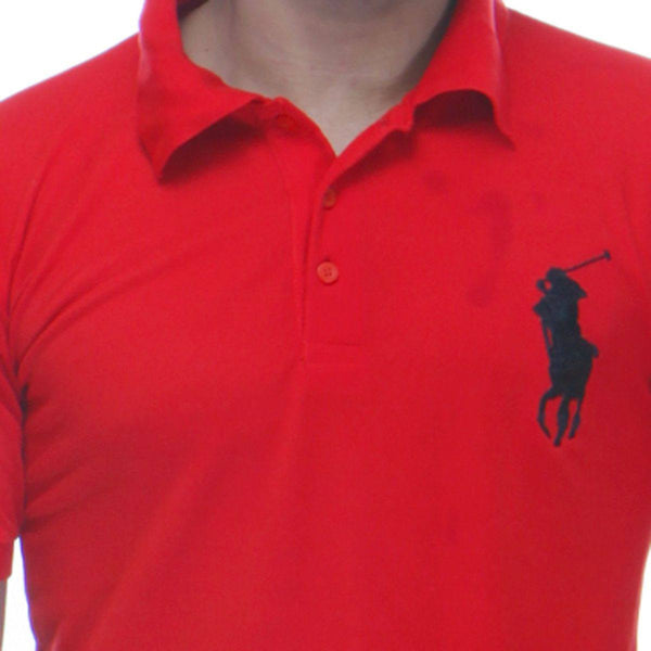 Red Polo T shirt -logo 