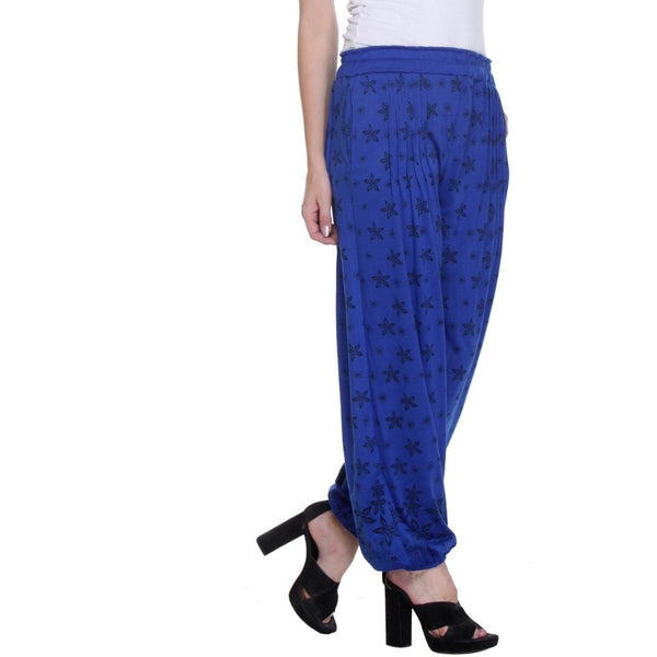 TeeMoods Nightwear Loungewear Blue Pyjama Bottom-4