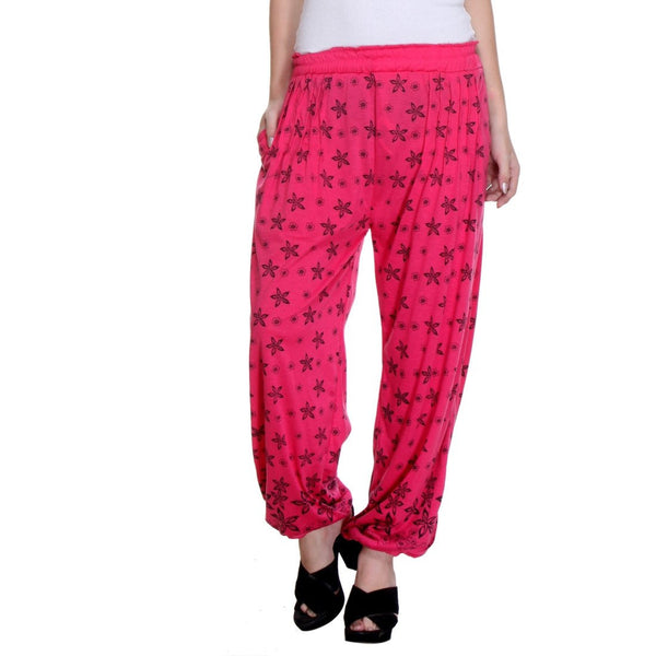 Nightwear Loungewear Dark Pink Pyjama Bottom-2