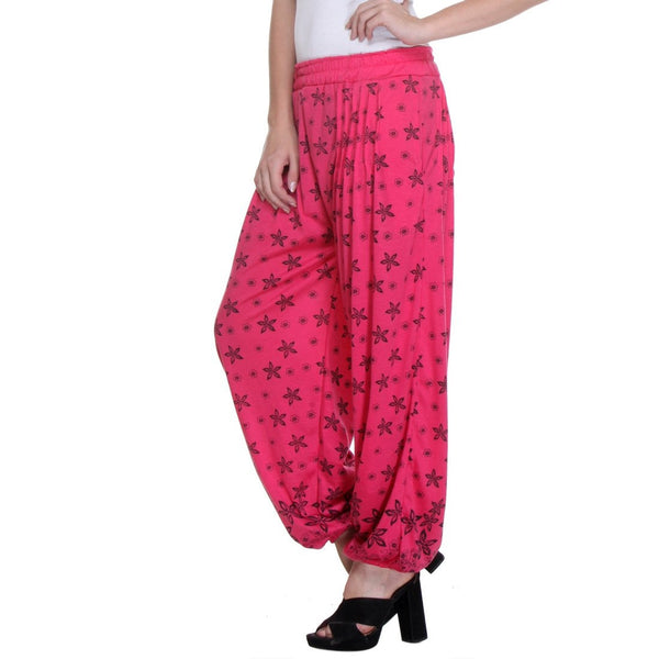Nightwear Loungewear Dark Pink Pyjama Bottom-3