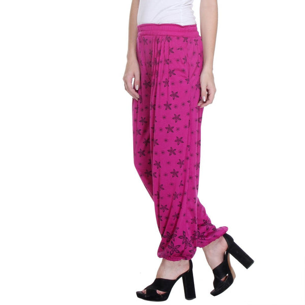 Nightwear Loungewear Violet Pyjama Bottom-3